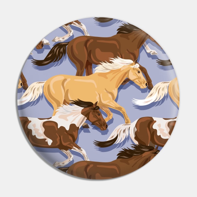 Wild Horses Pin by SWON Design