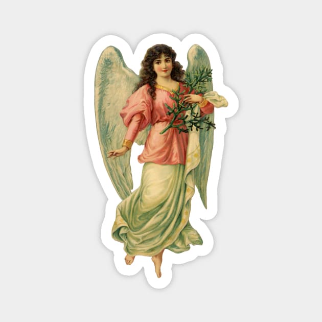 Victorian Christmas Angel Magnet by MasterpieceCafe