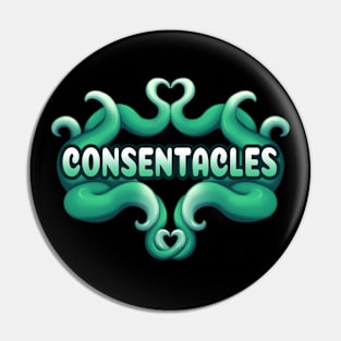 Green Consentacles Pin