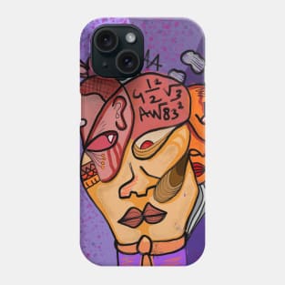 angry face funny Phone Case