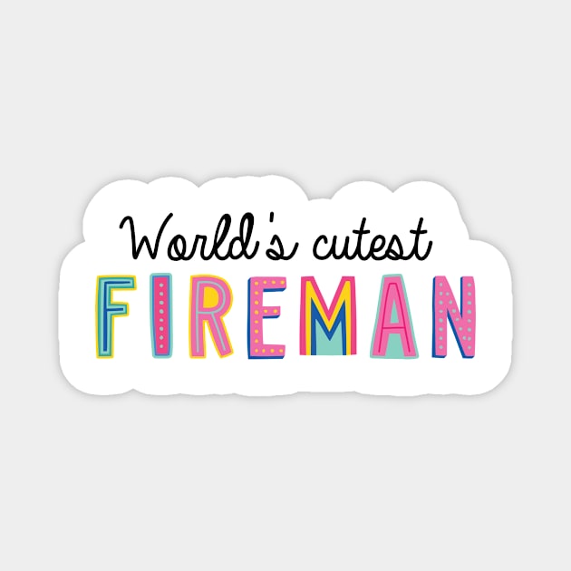 Fireman Gifts | World's cutest Fireman Magnet by BetterManufaktur