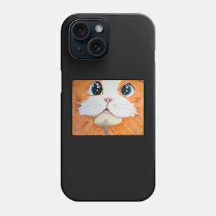 Orange Cat Face Phone Case