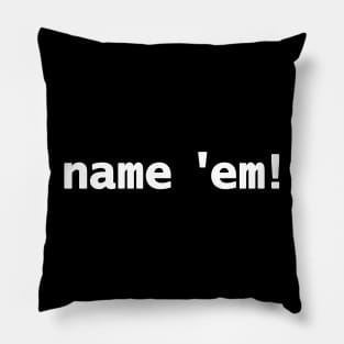 Name Em Pillow