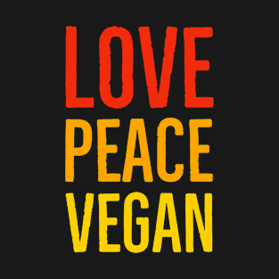 Love Peace Vegan T-Shirt