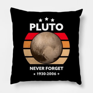 Never Forget Pluto Pillow