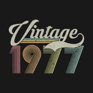 43 Years Old Vintage Retro Classic 1977 43rd Birthday Gifts43 Years Old Vintage Retro Classic 1977 43rd Birthday Gifts T-Shirt
