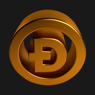 3D Dogecoin - Bronze T-Shirt