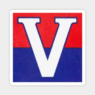 WWII Victory in Red, White and Blue Magnet