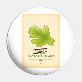 Victoria Island Canada map Pin