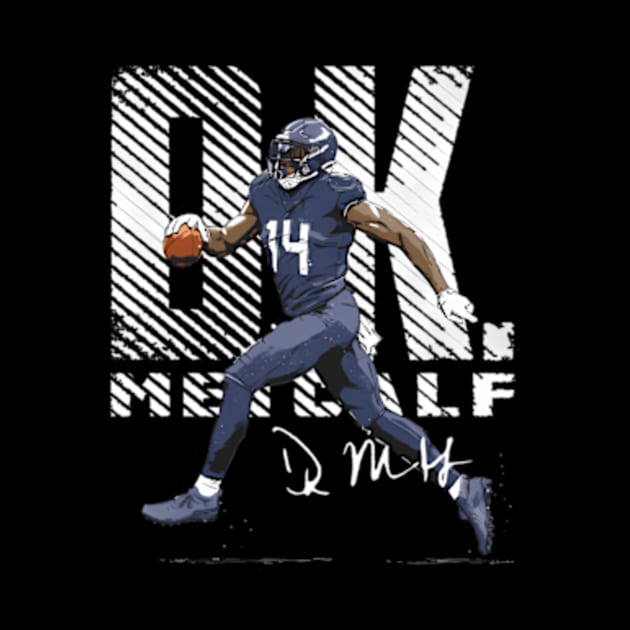 D.K. Metcalf Seattle Bold by caravalo