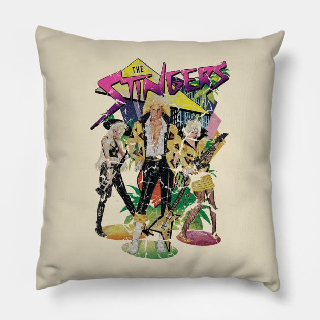 STONE TEXTURE -  Jem And The Holograms The stringers Pillow by emaktebek