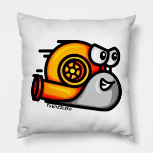 Turbo Snail - Red Hot Pillow