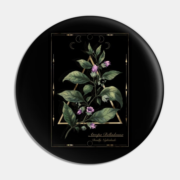 Belladonna. Witch herbs. Deadly nightshade. Pin by Sitenkova