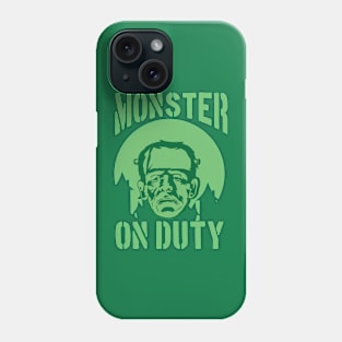 MONSTER ON DUTTY Phone Case