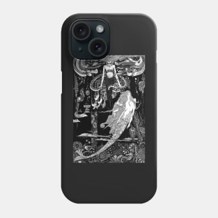 The Sea Witch - The Little Mermaid, Harry Clarke Phone Case