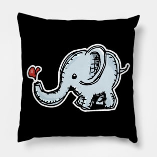 Womens Cute Baby Elephat Pillow