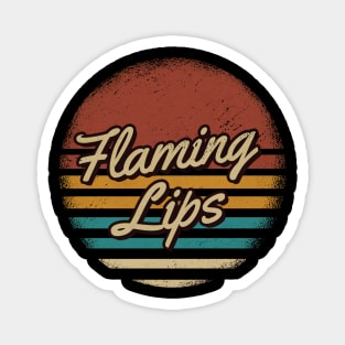 Flaming Lips Retro Style Magnet