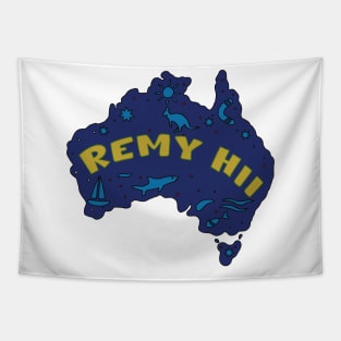 AUSTRALIA MAP AUSSIE REMY HII Tapestry