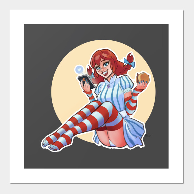 Smug Wendy Wendys Affiche Et Impression D Art Teepublic Fr Figured it would be cool to kiss this year. teepublic