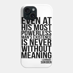 [Black] Leknaat's Quote Phone Case