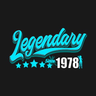 Legendary since 1978, blue T-Shirt