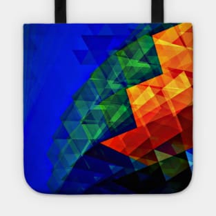 Solar Landscape ∆∆∆∆ Geometric Vector Design Tote