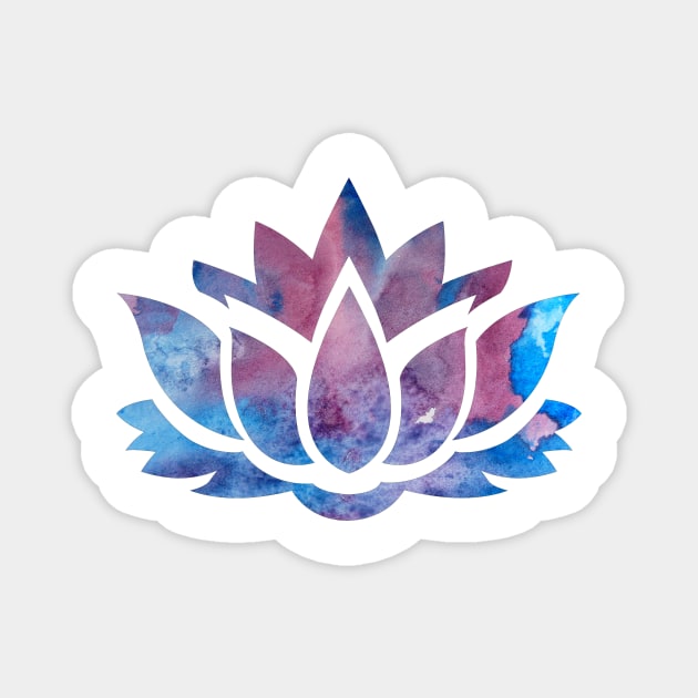 Lotus flower Magnet by TheJollyMarten