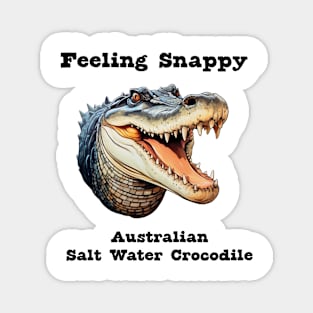Australian Salt Water Crocodile Magnet