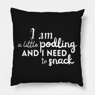 I am a little podling in black Pillow
