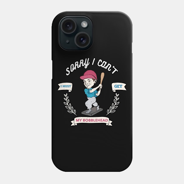 baseball bobblehead Phone Case by Johan13