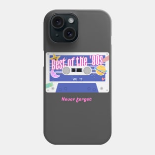 Cute 80's Retro Music Cassette Phone Case