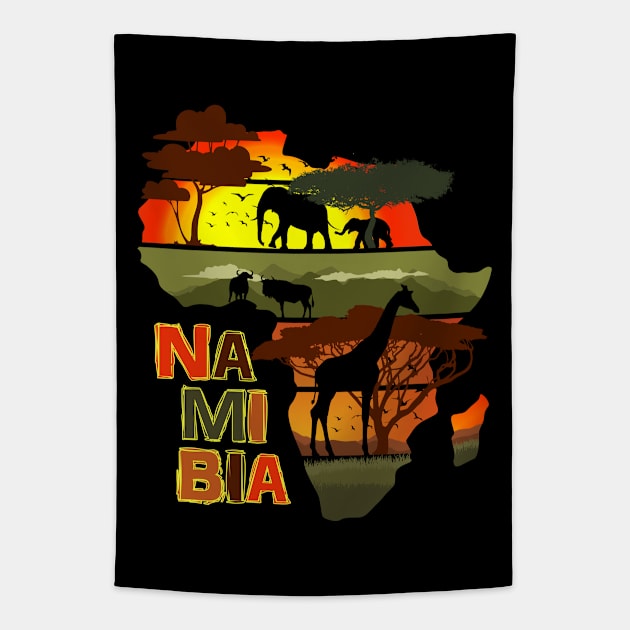 Namibia Tapestry by Nerd_art