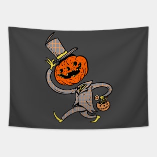 Good Day Mr. Pumpkin Head! - Halloween Tapestry