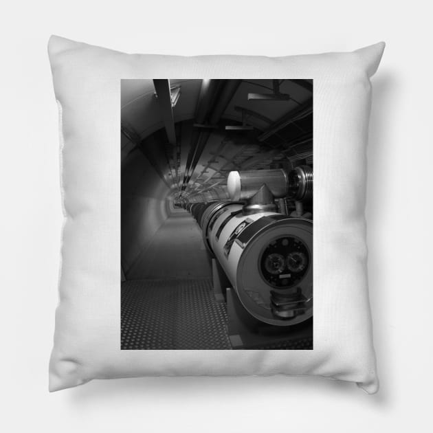 CERN accelerator. Geneva, Switzerland Pillow by IgorPozdnyakov