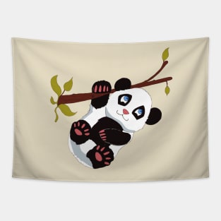 Pocket Panda Cute Panda Training Tapestry