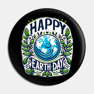 Celebrate Our Planet with Happy Earth Day Style Pin