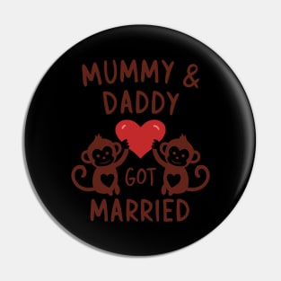 Mummy & Daddy got married mothers day Pin