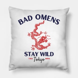 bad omens Pillow