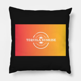 Tequila Sunrise tapestry Pillow