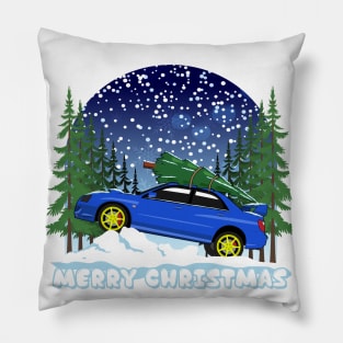 Impreza WRX STI Christmas Pillow