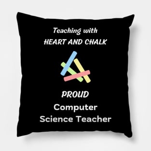 computer science teacher gift idea school design Pillow