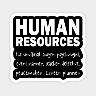 Funny Human Resources HR Definition Magnet