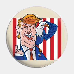 4th of July Trump Pin