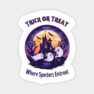 Moonlit Haunting: Spectral Trick or Treaters Magnet