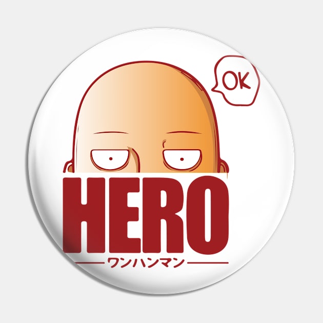 Bald Hero OPM Anime Fanart Pin by Planet of Tees