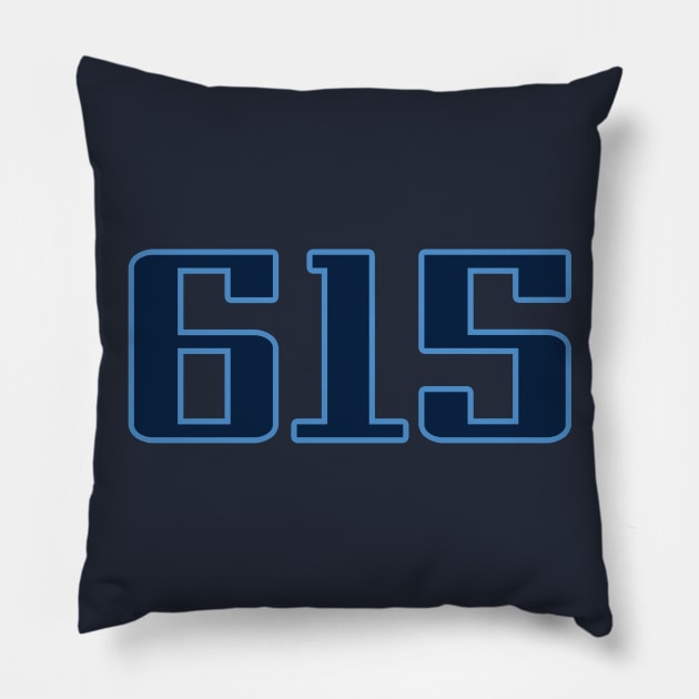 Tennessee LYFE the 615!!! Pillow by OffesniveLine