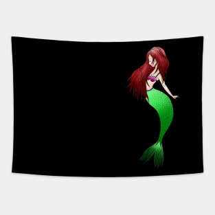 cute mermaid life under the sea for girls and women Tapestry