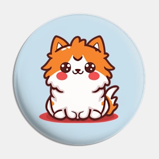 cute persian cat cartoon Pin