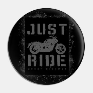 Just Ride Stencil, Vulcan S Pin