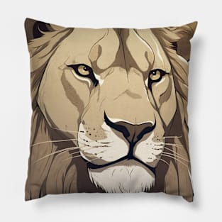 Alpha Animal Majestic Lion - Anime Wallpaper Pillow